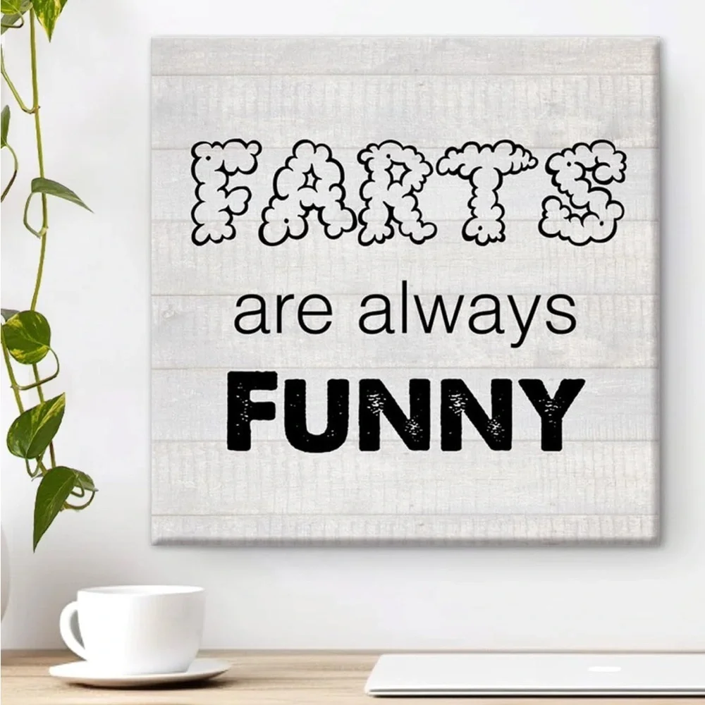 Humorous Wall Art with Funny Quote NWT